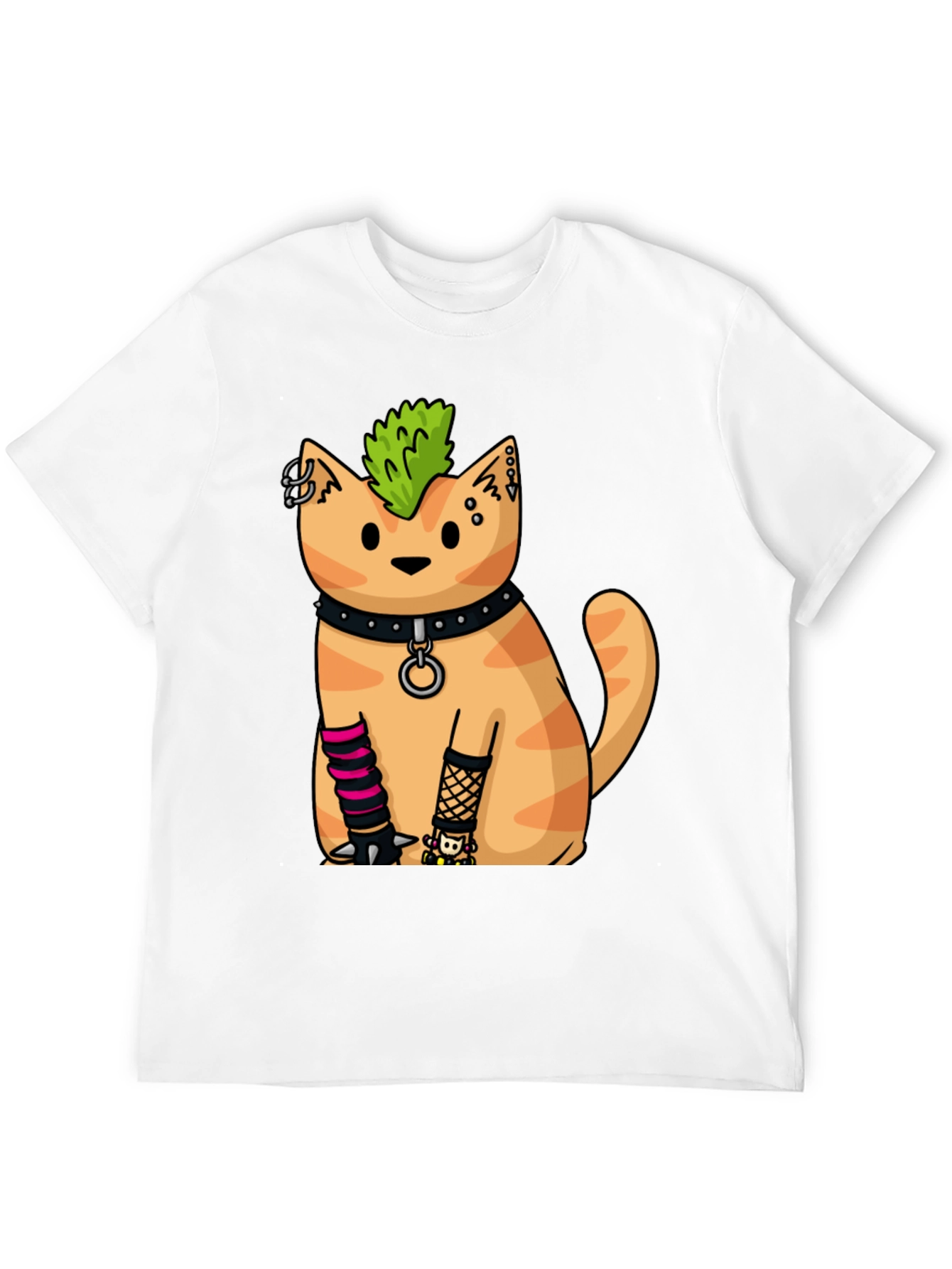 Punk Rock Cat T-Shirt