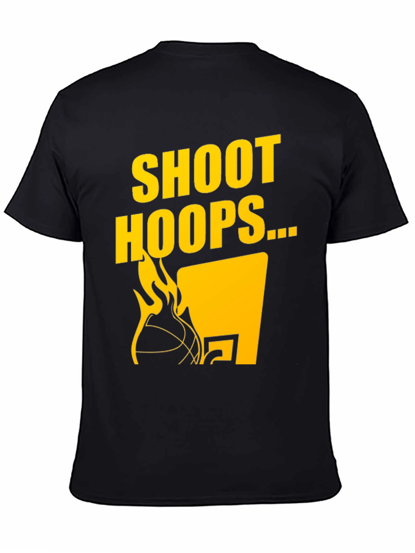 Shoot Hoops Graphic T-Shirt - Black