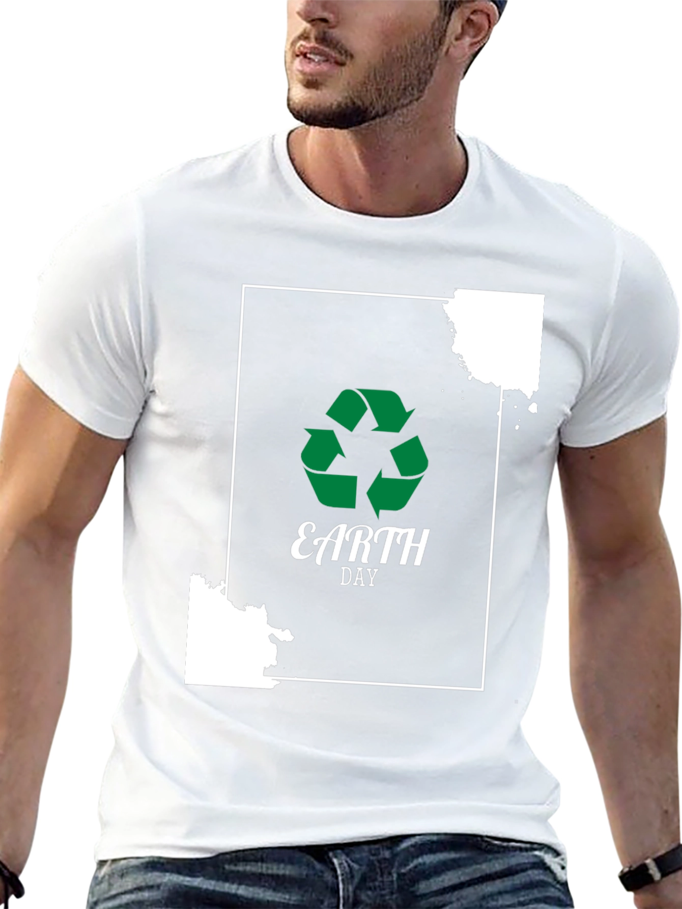 Earth Day Recycle Graphic Tee - Eco-Friendly Shirt