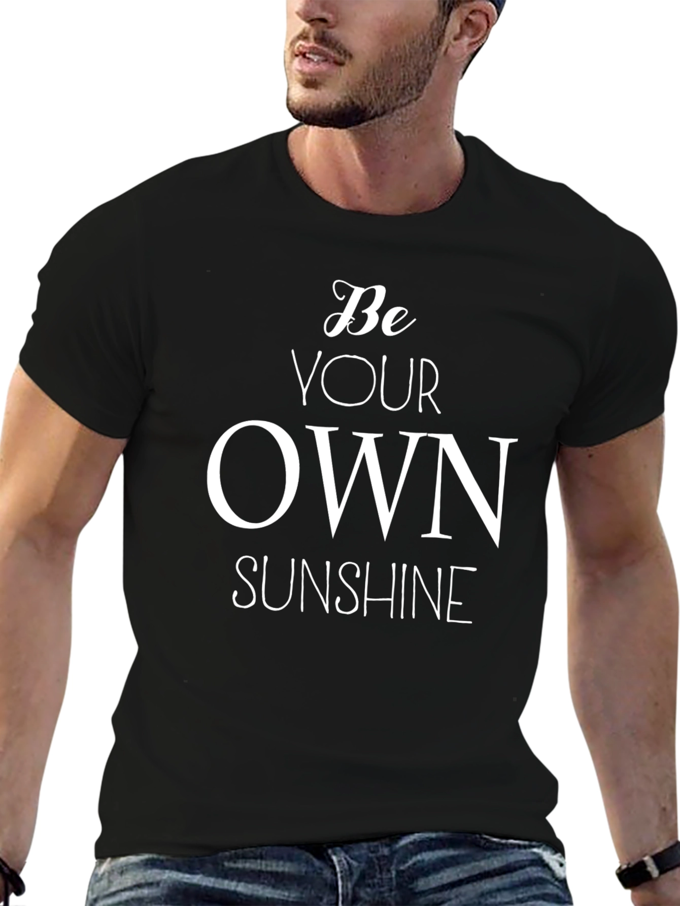 Be Your Own Sunshine Graphic Tee - Black