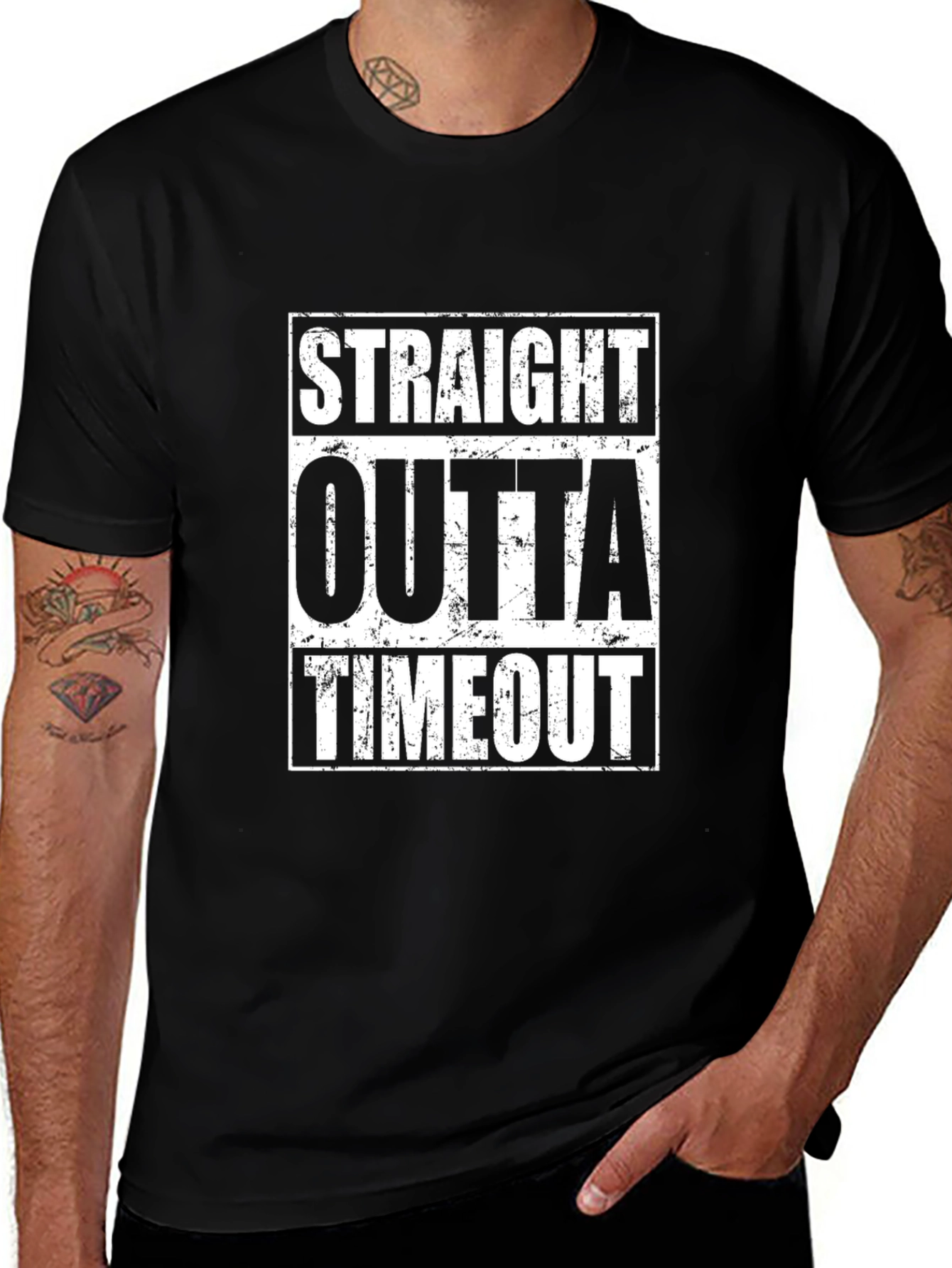 Straight Outta Timeout Graphic T-Shirt