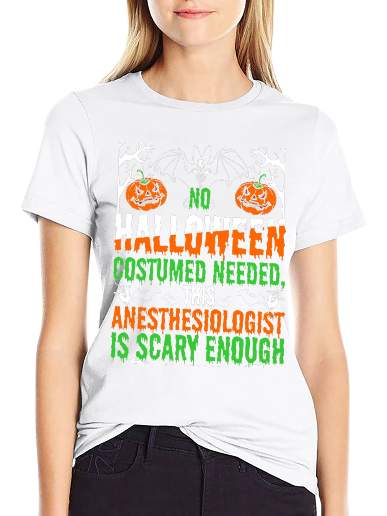 Anesthesiologist Halloween T-Shirt - Scary Enough Costume Tee