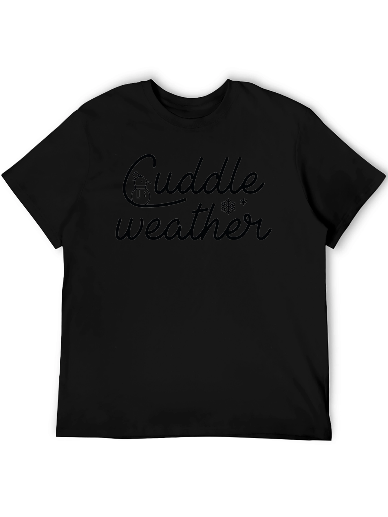 Cuddle Weather Graphic Tee - Winter Comfort