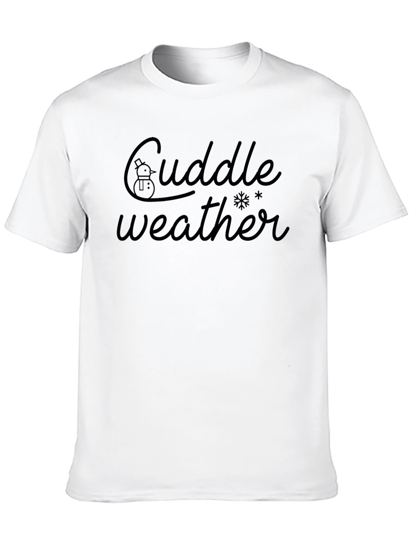 Cuddle Weather Graphic Tee - Winter Comfort