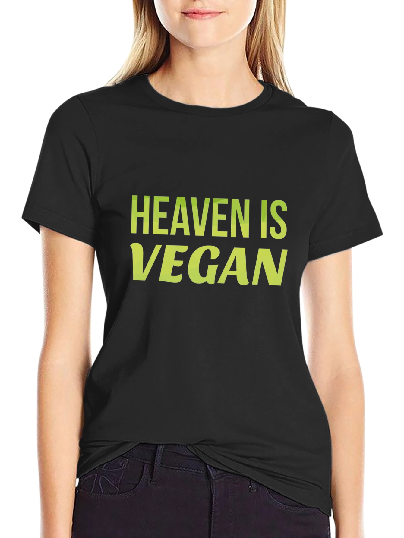 Heaven Is Vegan Graphic T-Shirt - Unisex