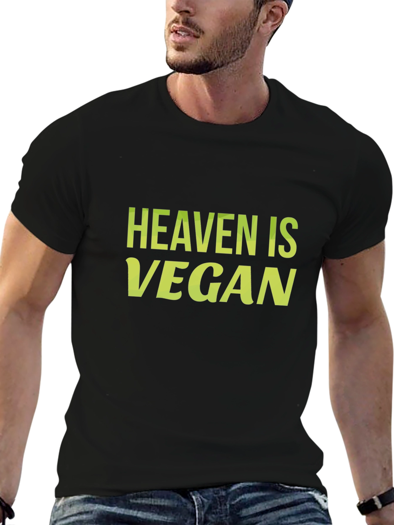 Heaven Is Vegan Graphic T-Shirt - Unisex