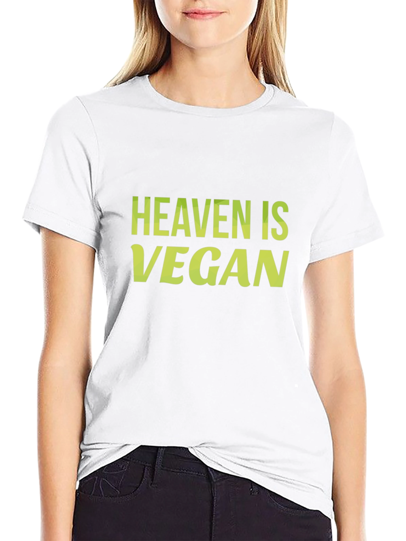 Heaven Is Vegan Graphic T-Shirt - Unisex
