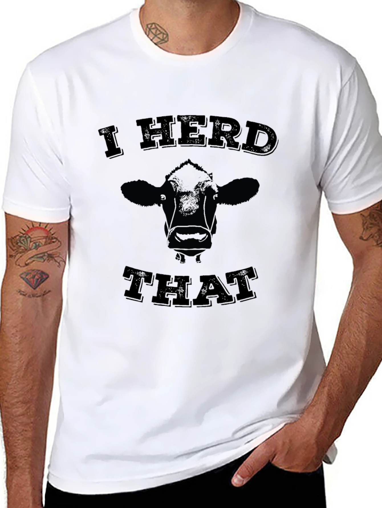 I Herd That Tee - Funny Cow Graphic T-Shirt