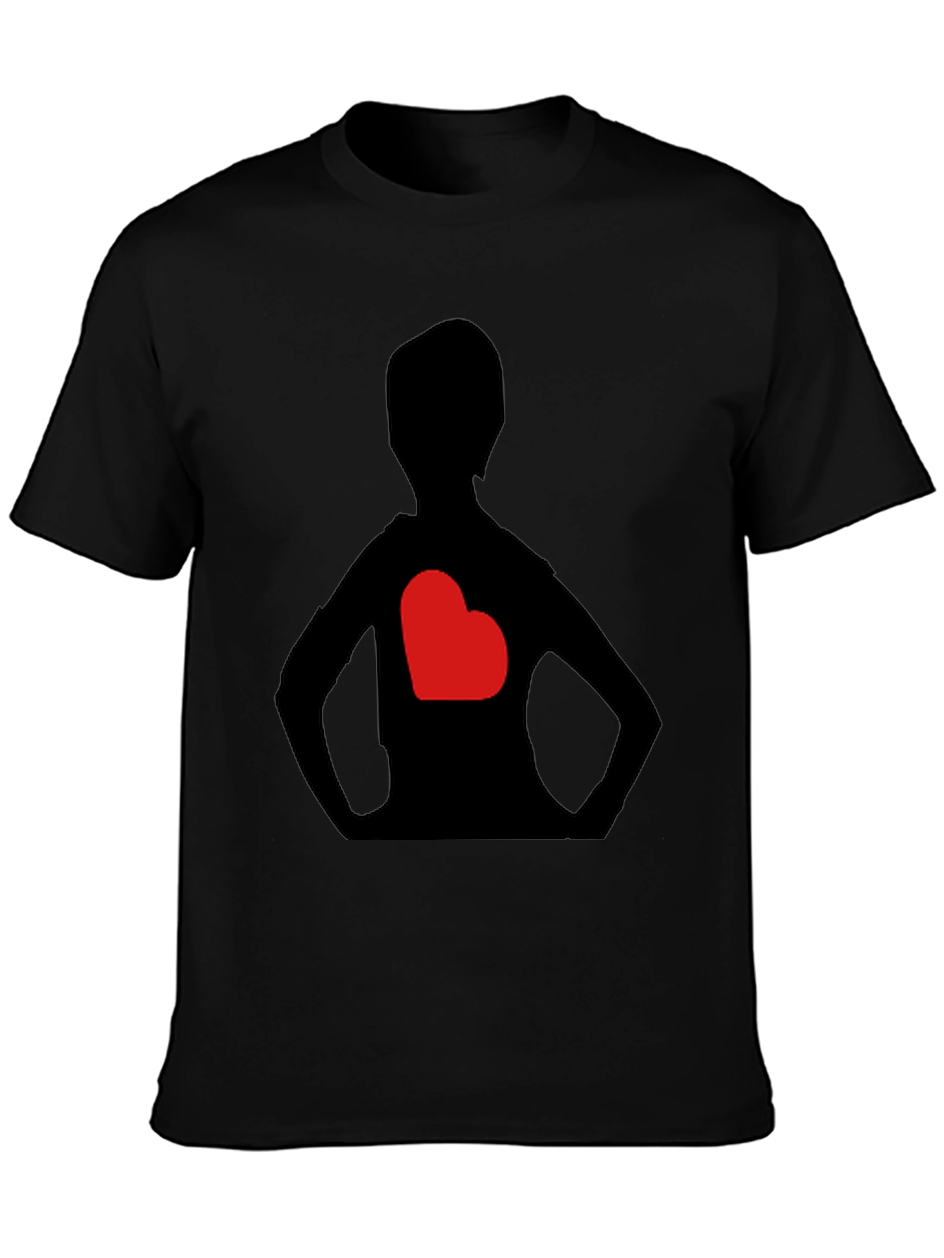 Heart Silhouette Graphic Tee