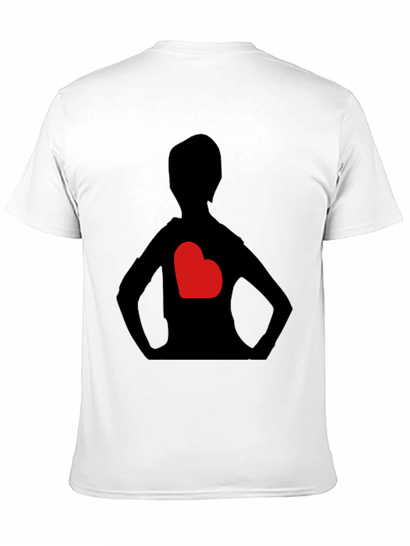 Heart Silhouette Graphic Tee
