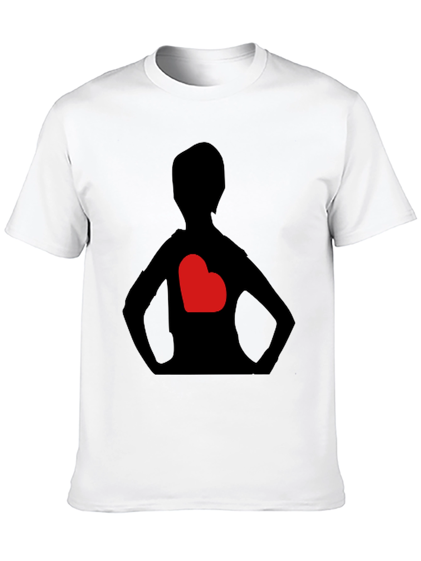 Heart Silhouette Graphic Tee