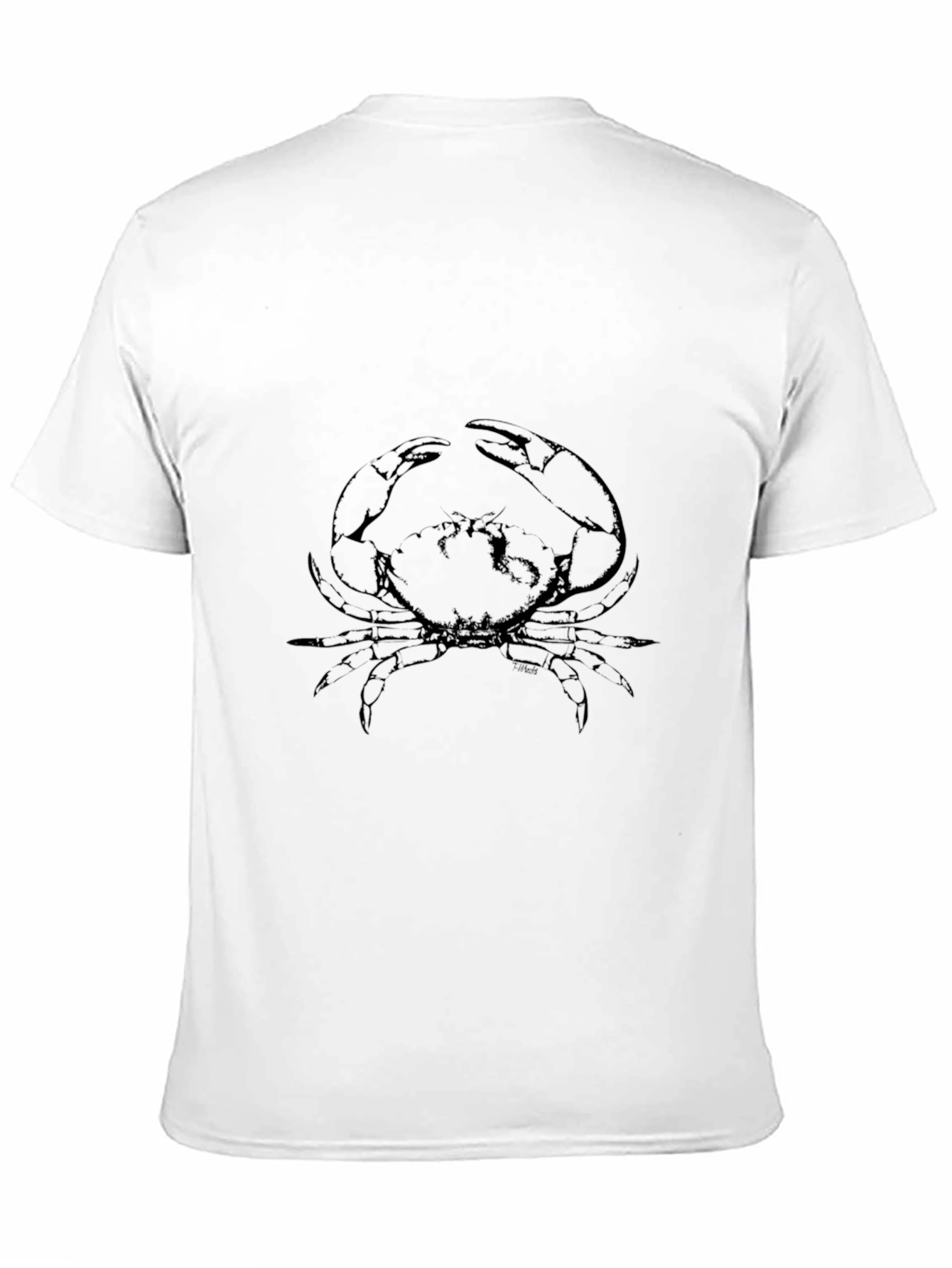Crab Graphic Tee - Black Casual Shirt