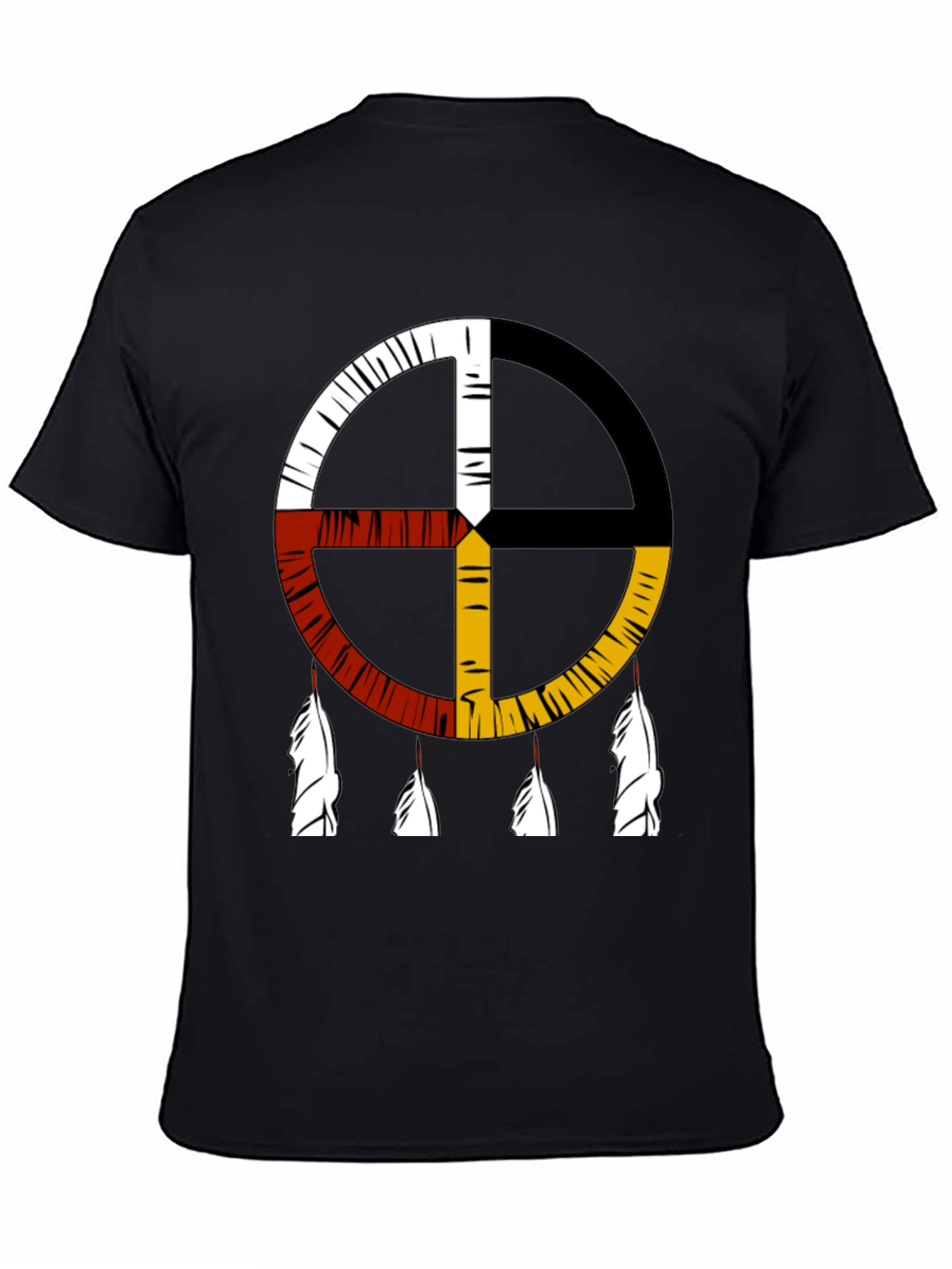 Medicine Wheel T-Shirt Native American Symbol Tee