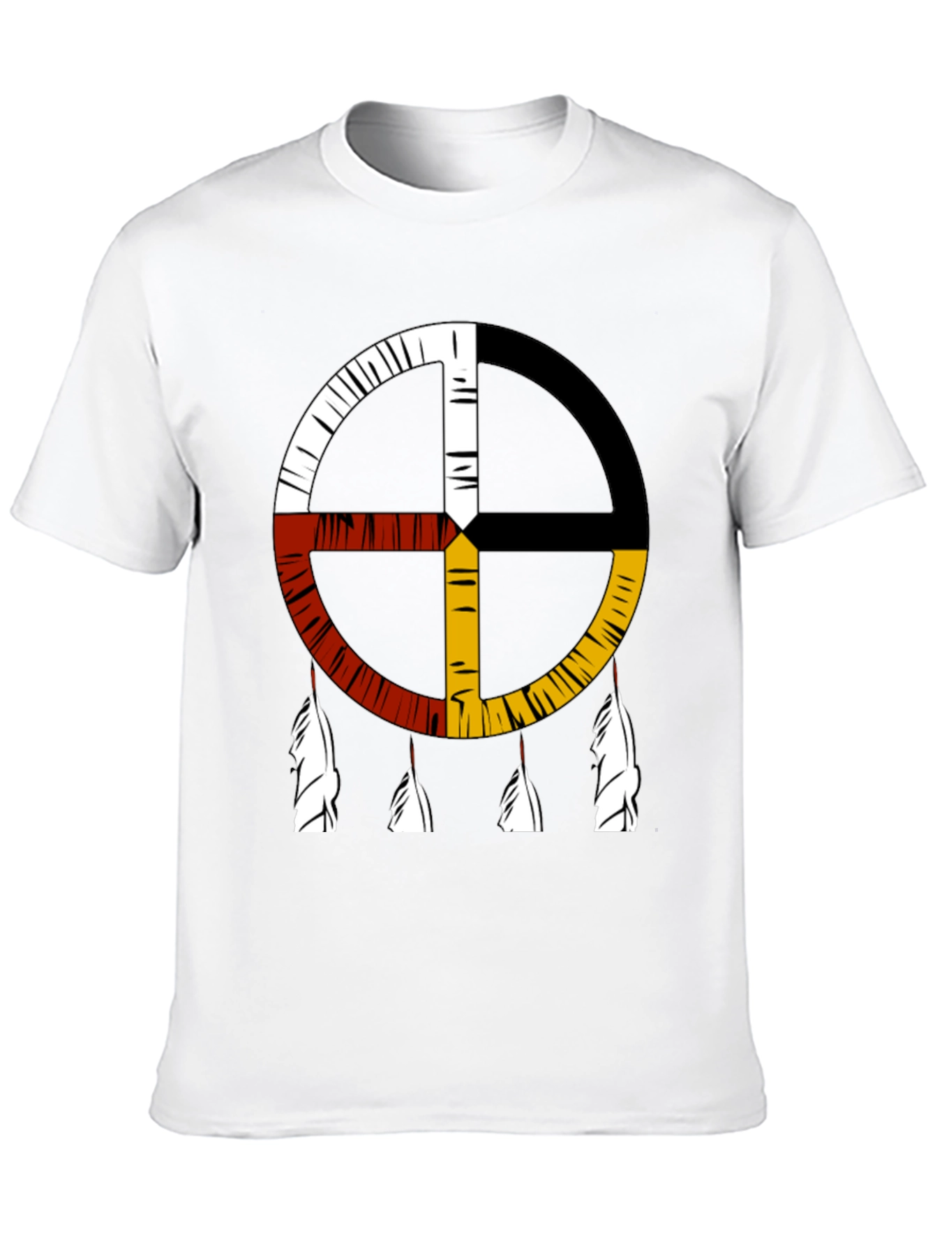 Medicine Wheel T-Shirt Native American Symbol Tee