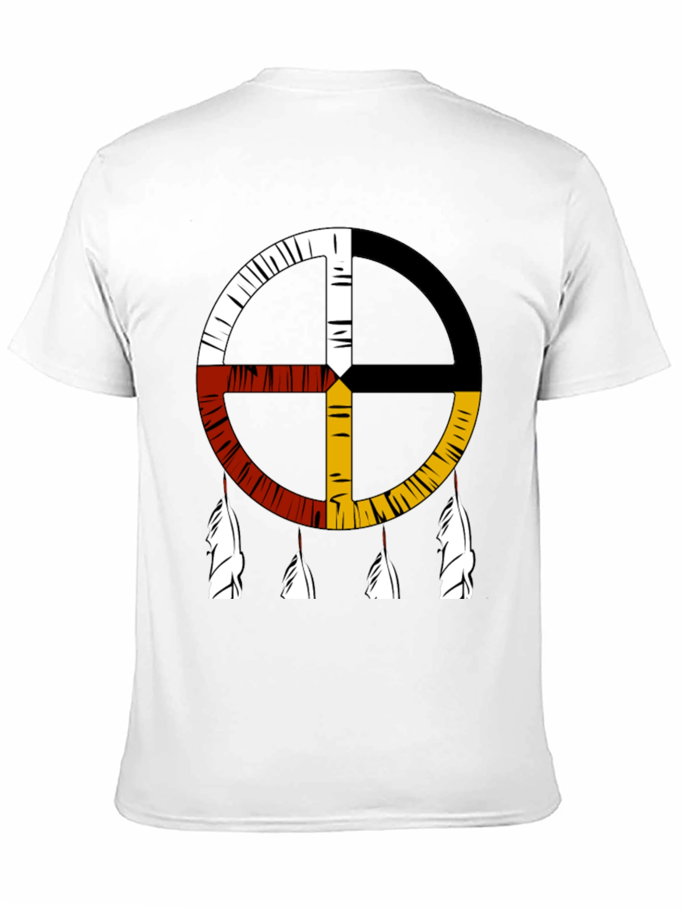 Medicine Wheel T-Shirt Native American Symbol Tee