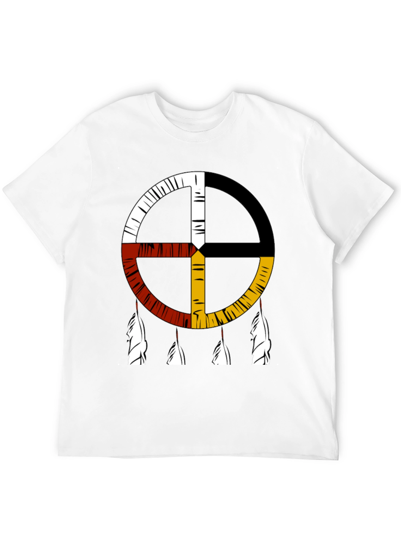 Medicine Wheel T-Shirt Native American Symbol Tee