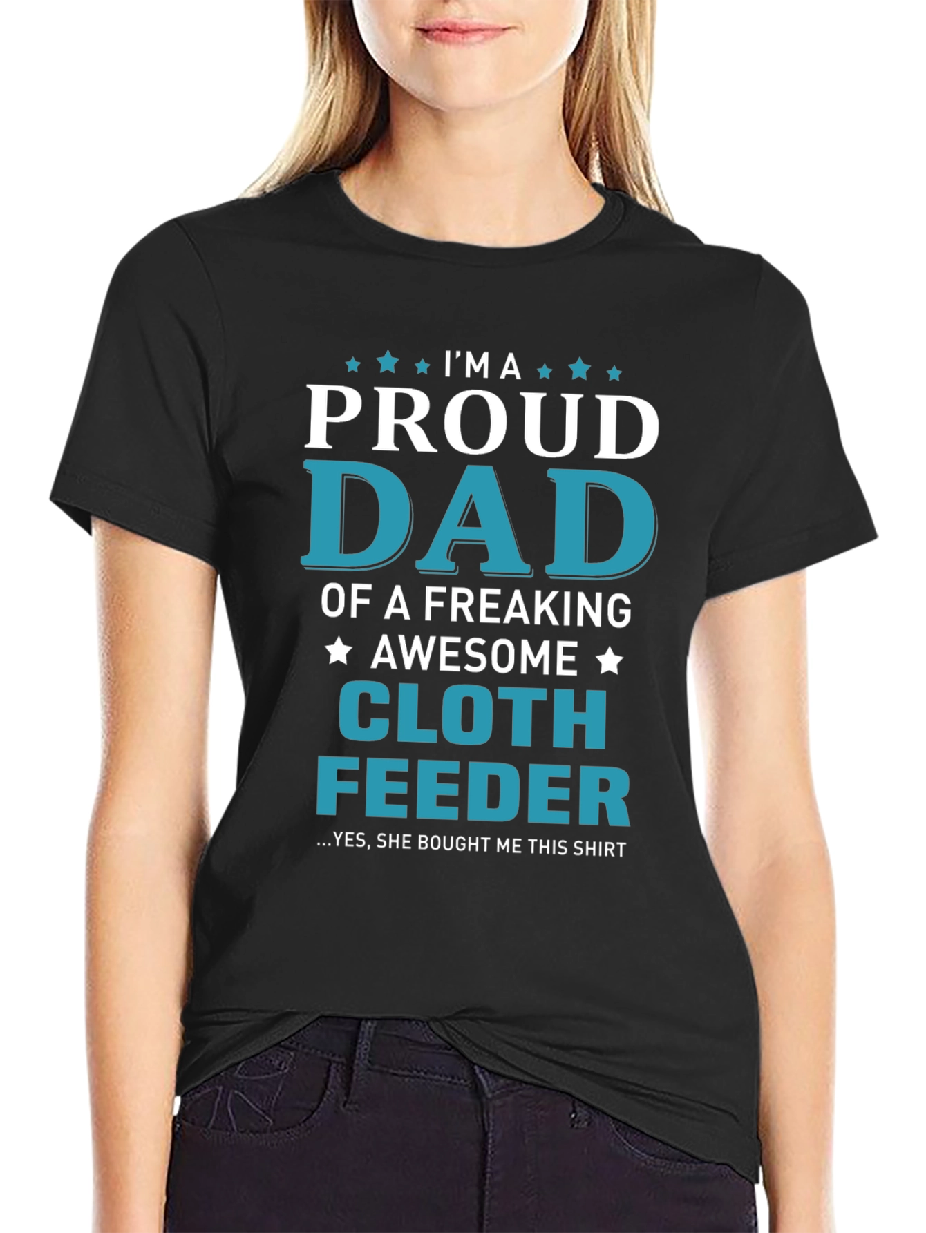Proud Dad Cloth Feeder Graphic Tee