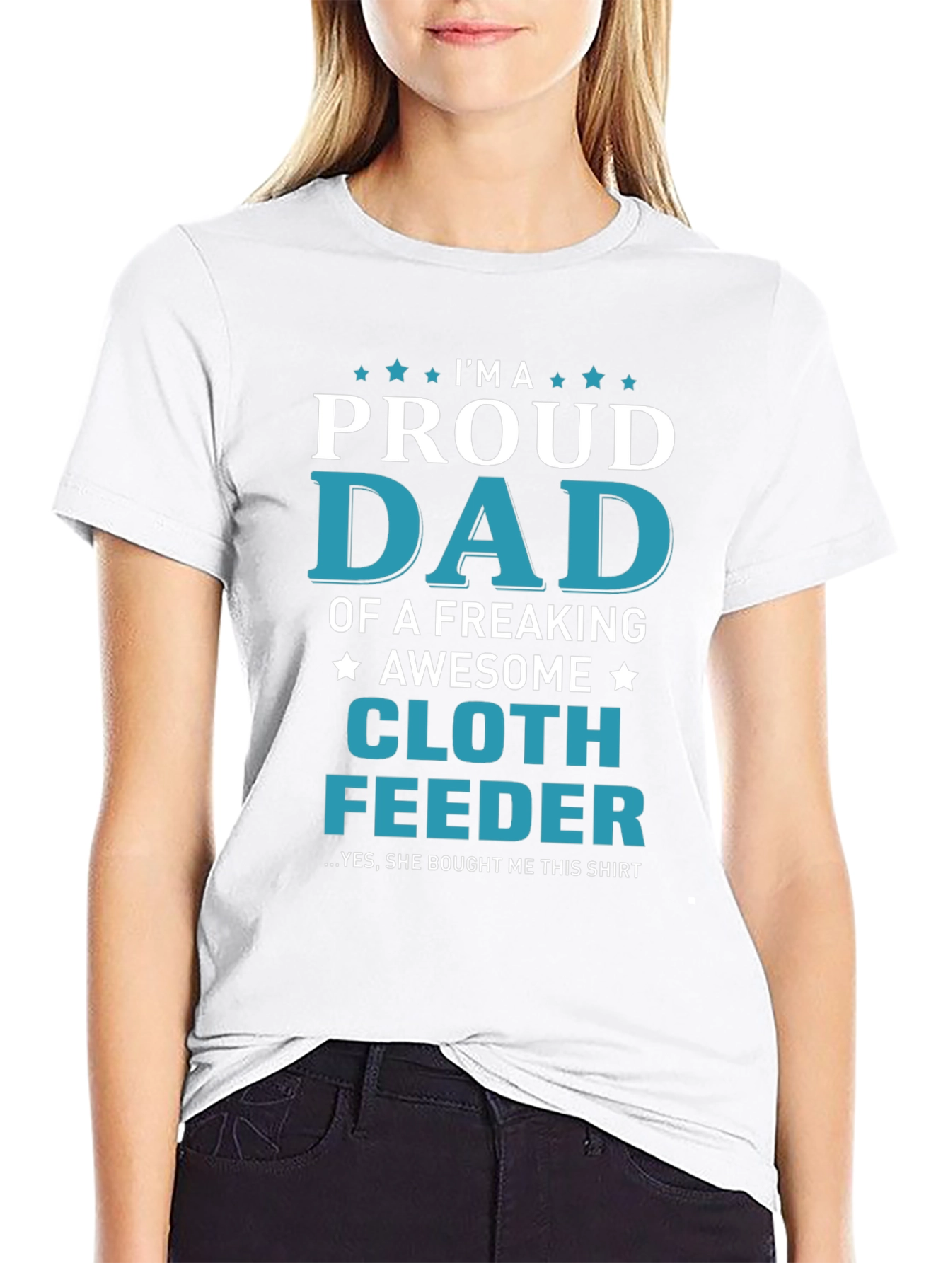 Proud Dad Cloth Feeder Graphic Tee