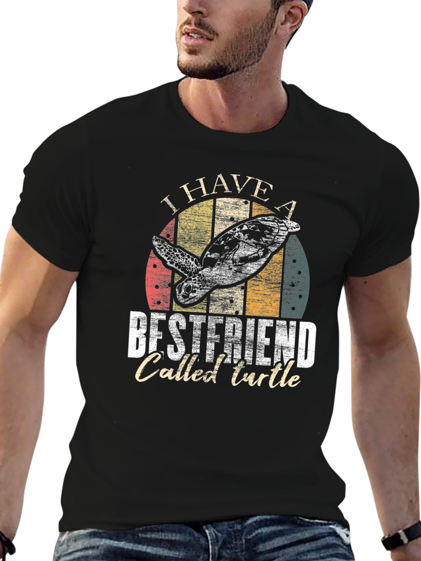 Turtle Best Friend Graphic T-Shirt - Sea Life Tee