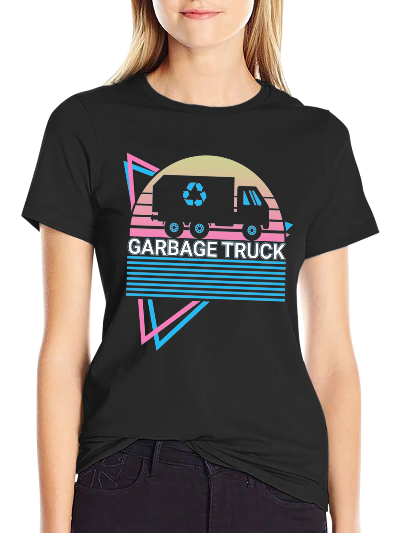 Retro Garbage Truck Graphic Tee