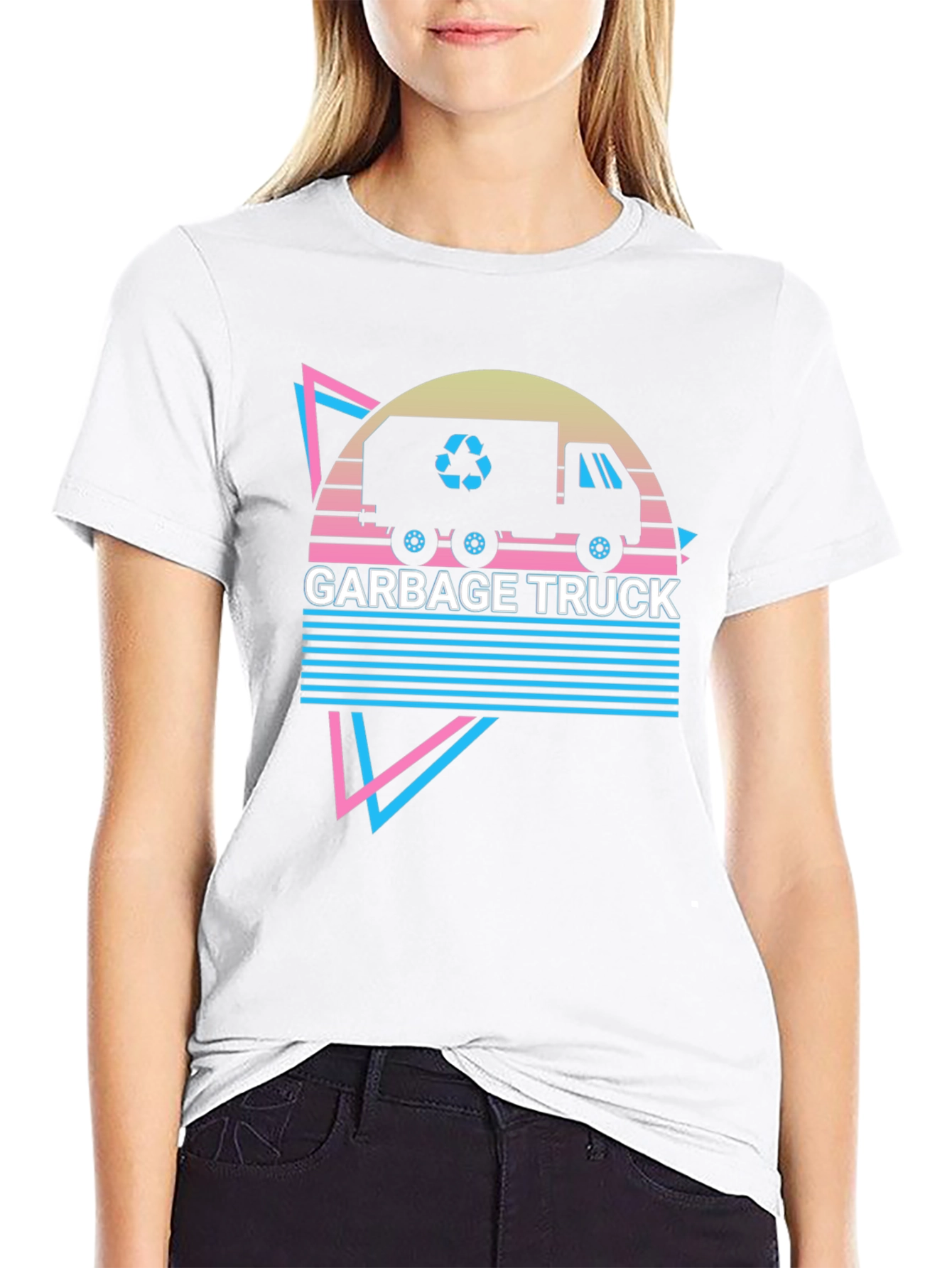 Retro Garbage Truck Graphic Tee