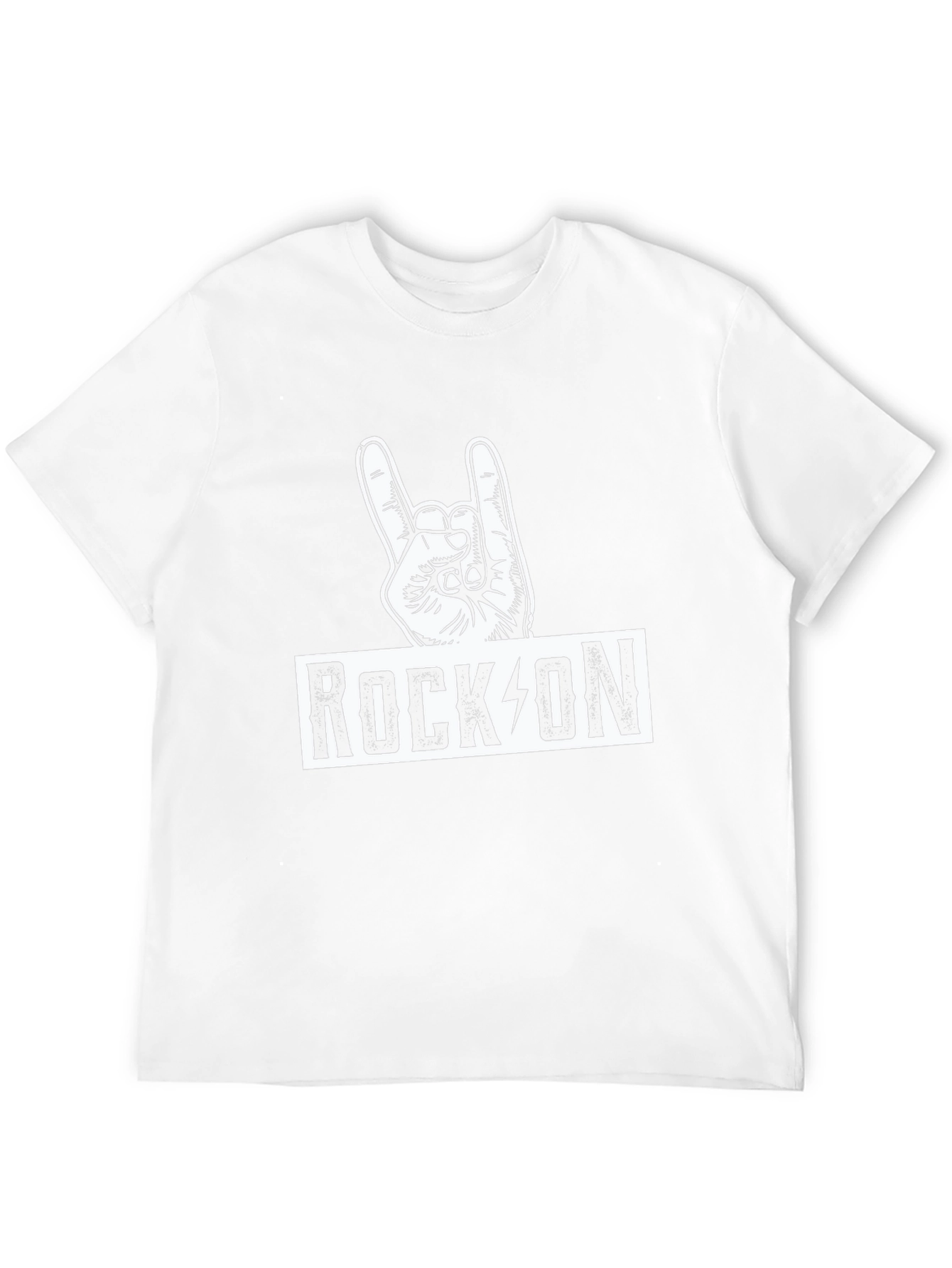 Rock On! Graphic T-Shirt - Bold Design