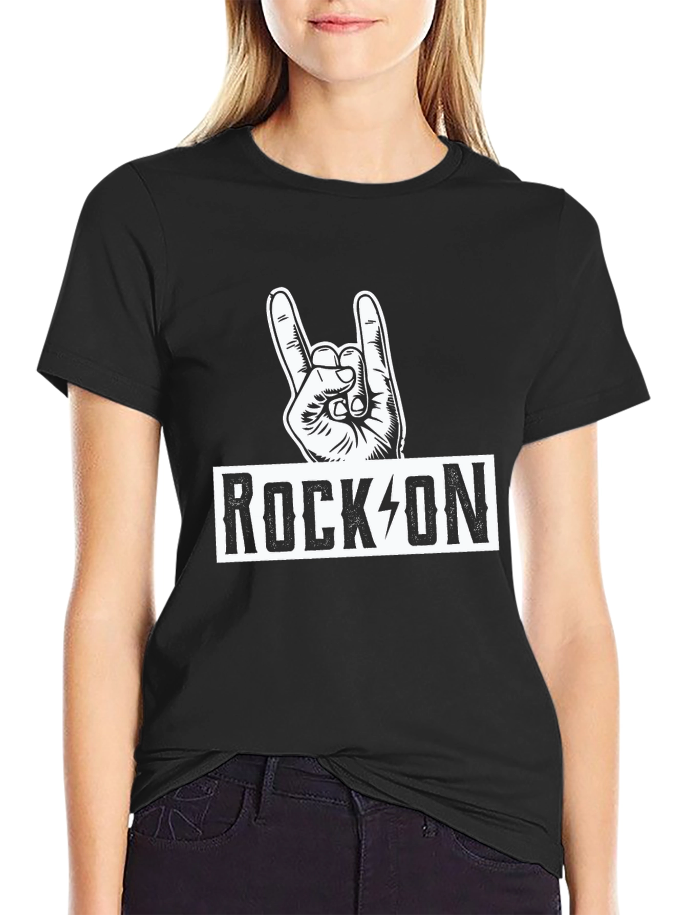 Rock On! Graphic T-Shirt - Bold Design