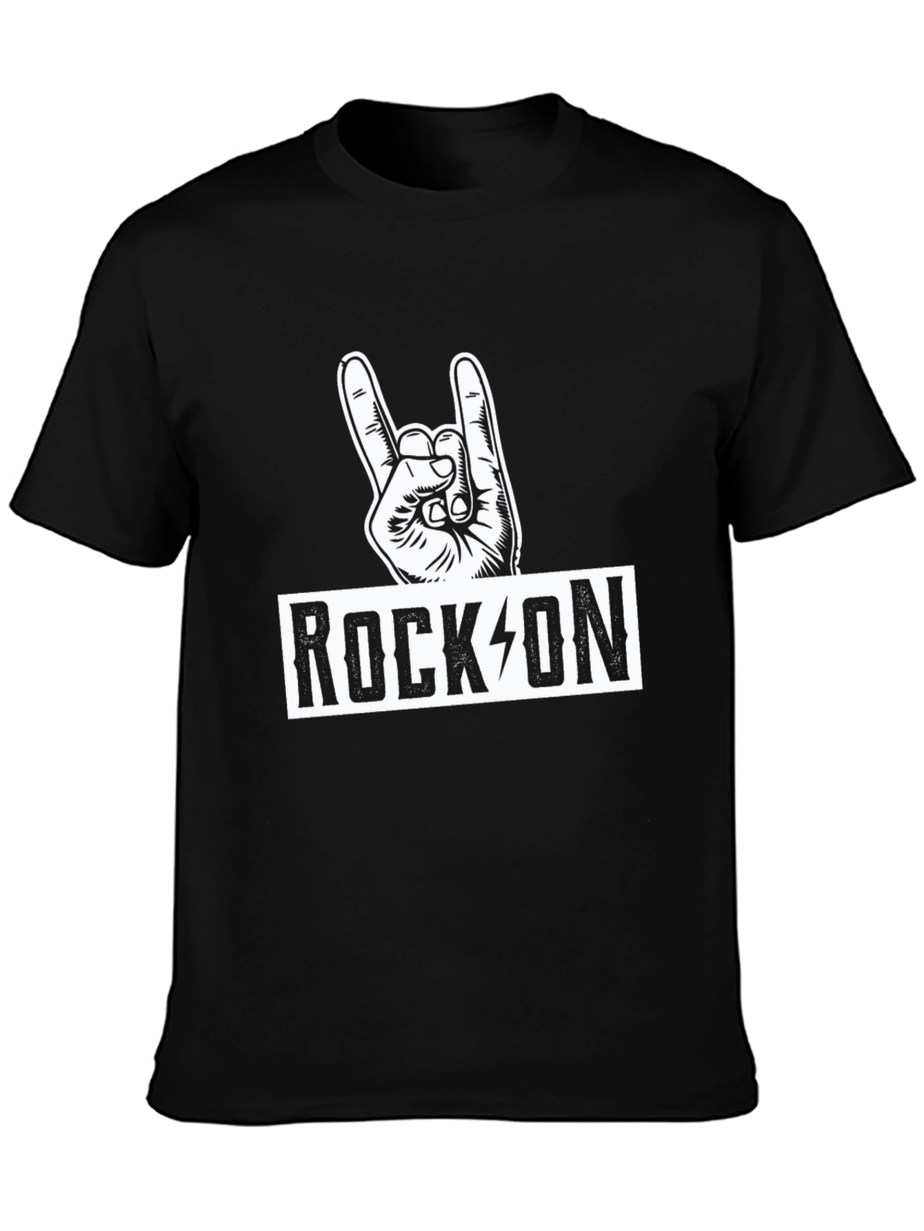 Rock On! Graphic T-Shirt - Bold Design