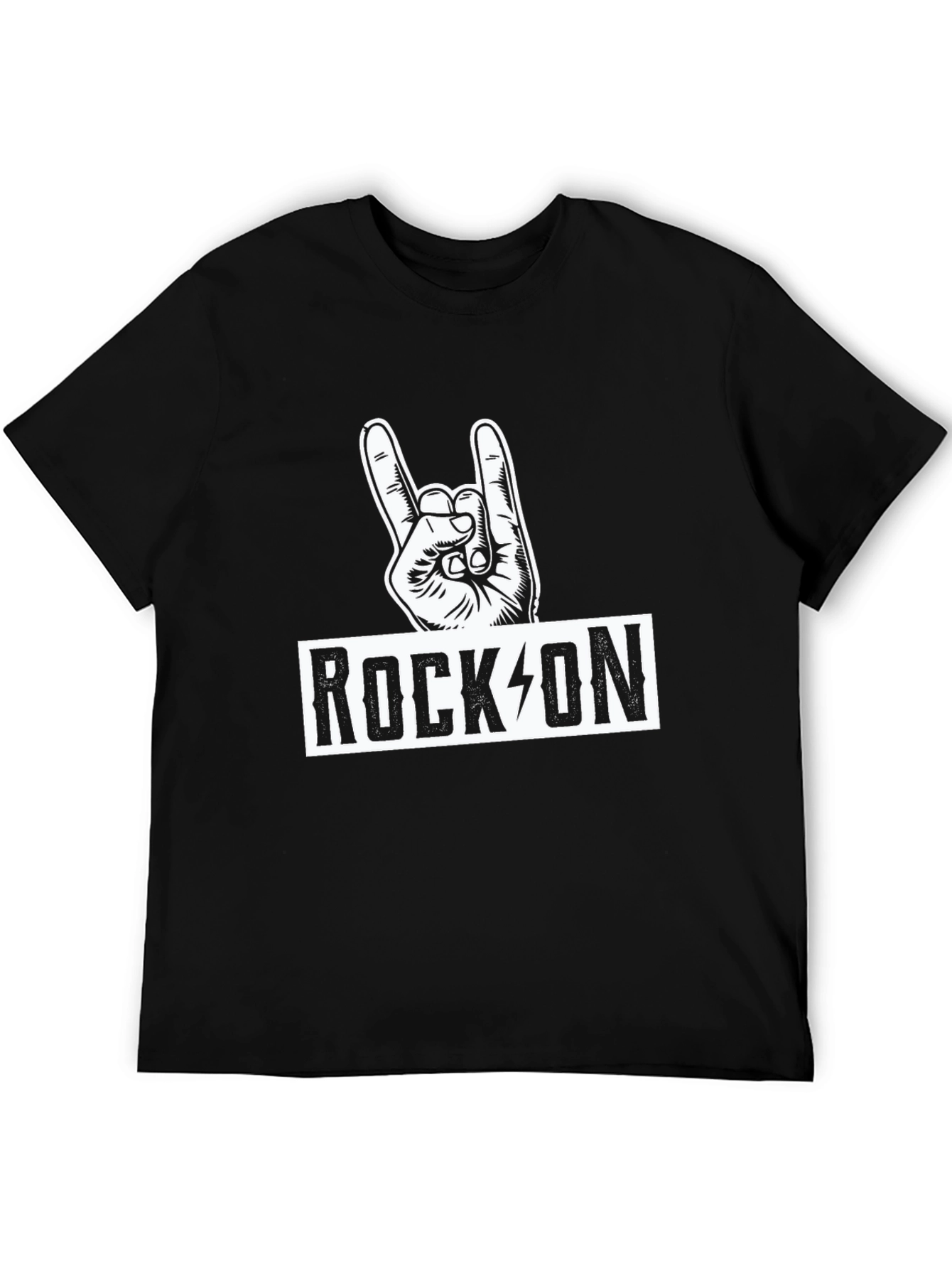 Rock On! Graphic T-Shirt - Bold Design