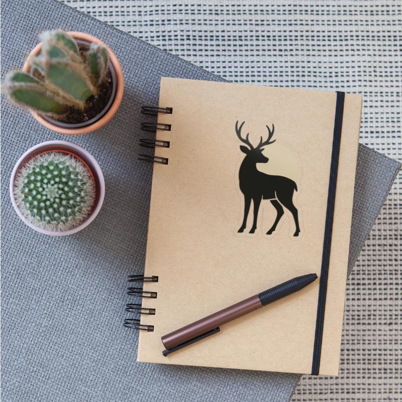 Moonlit Stag – Silent Elegance in the Wild