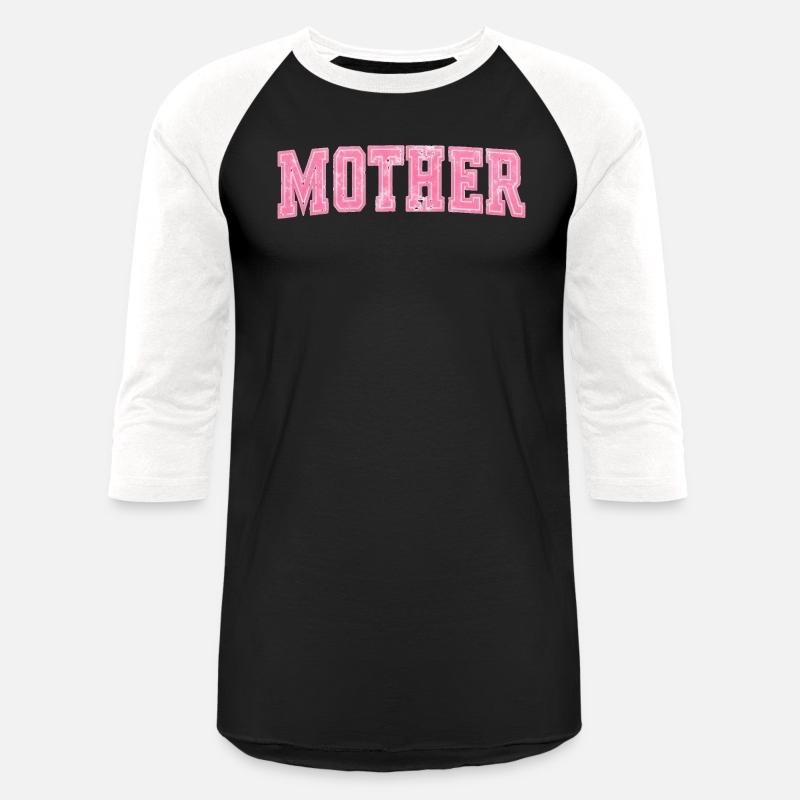 Mother - Varsity Weathered Letters Pink
