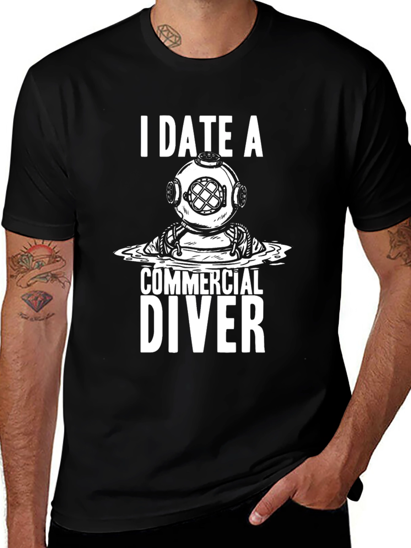 I Date A Commercial Diver T-Shirt