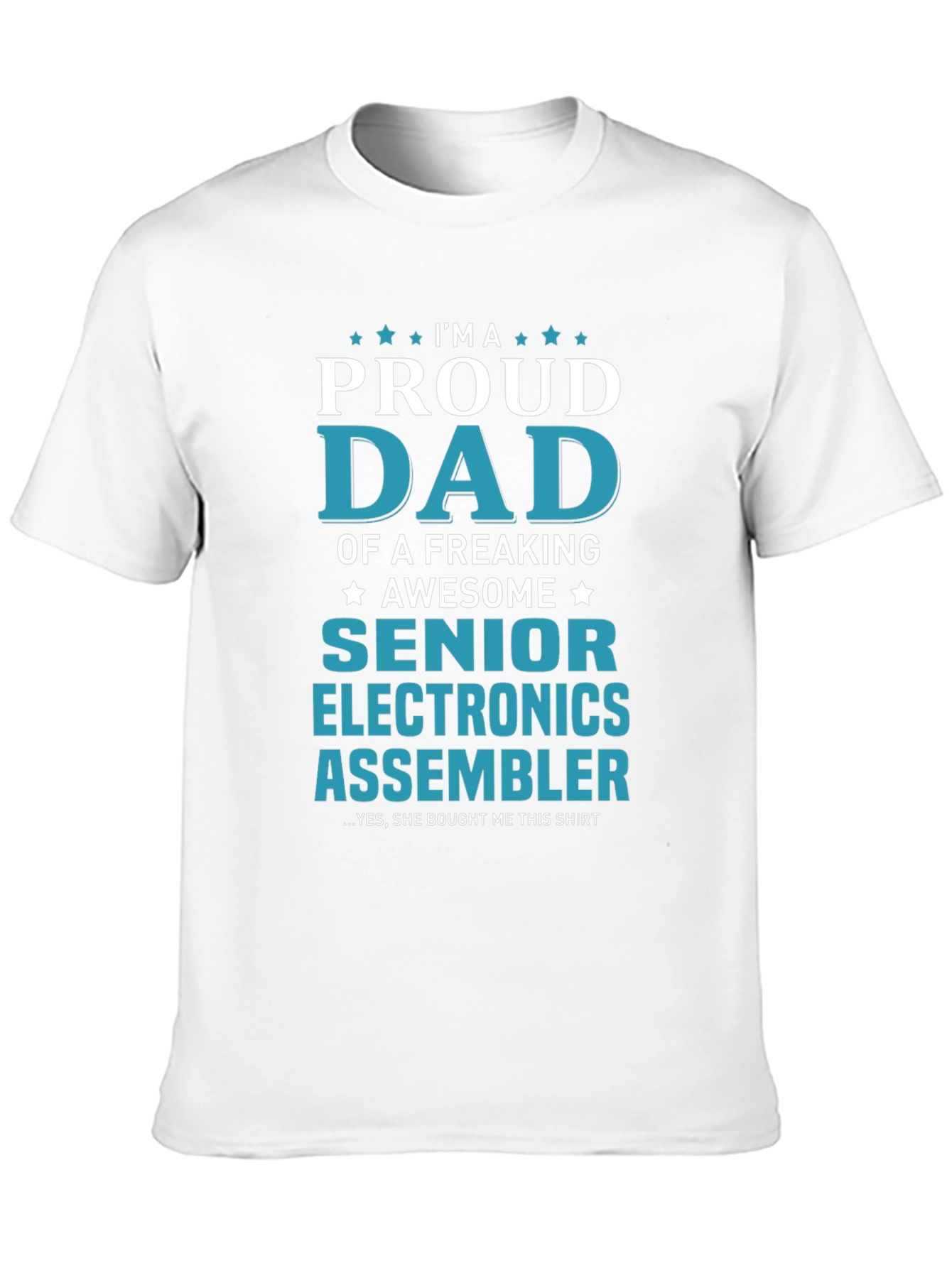 Proud Dad Senior Electronics Assembler T-Shirt
