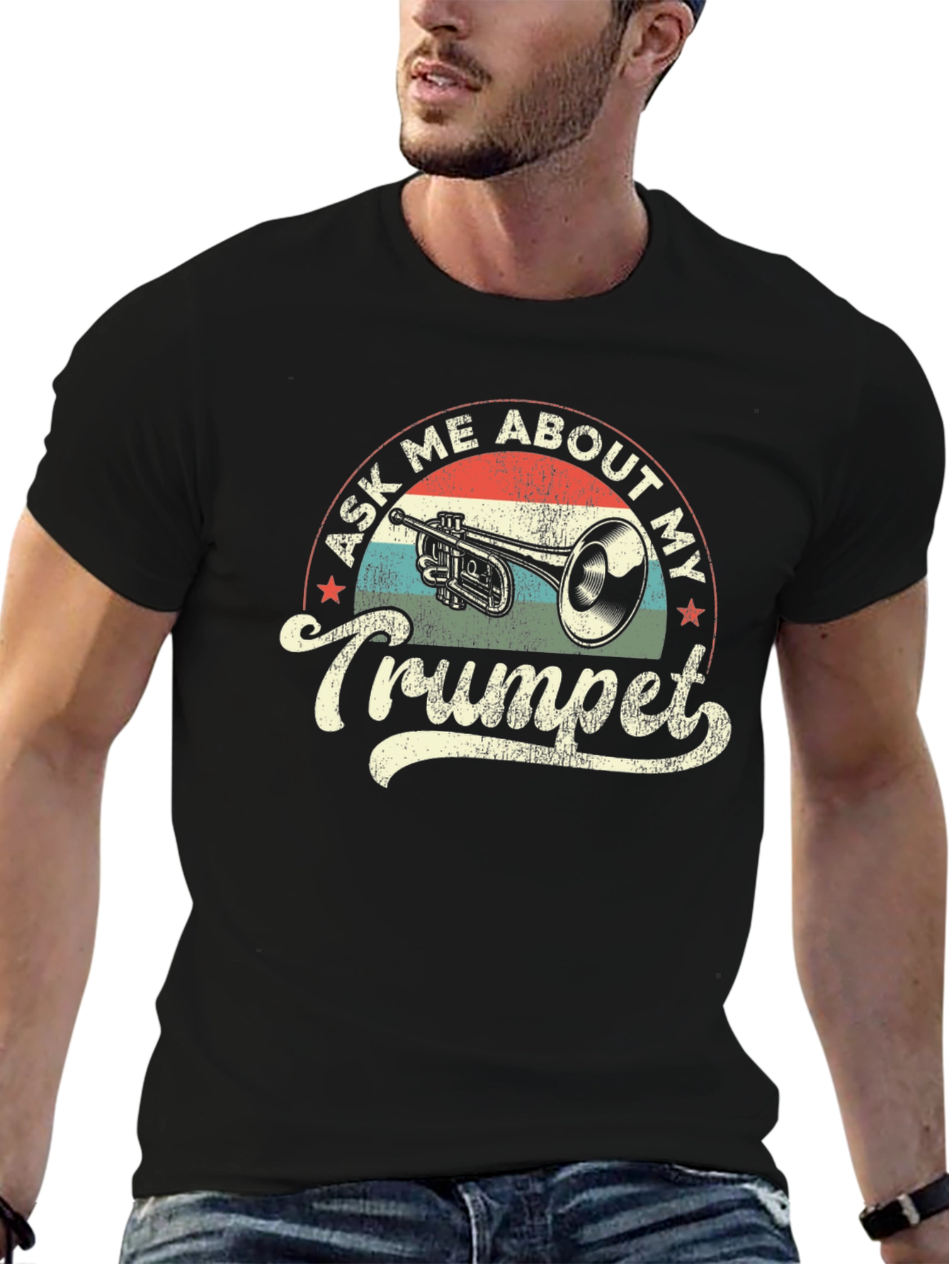 Ask Me About My Trumpet T-Shirt