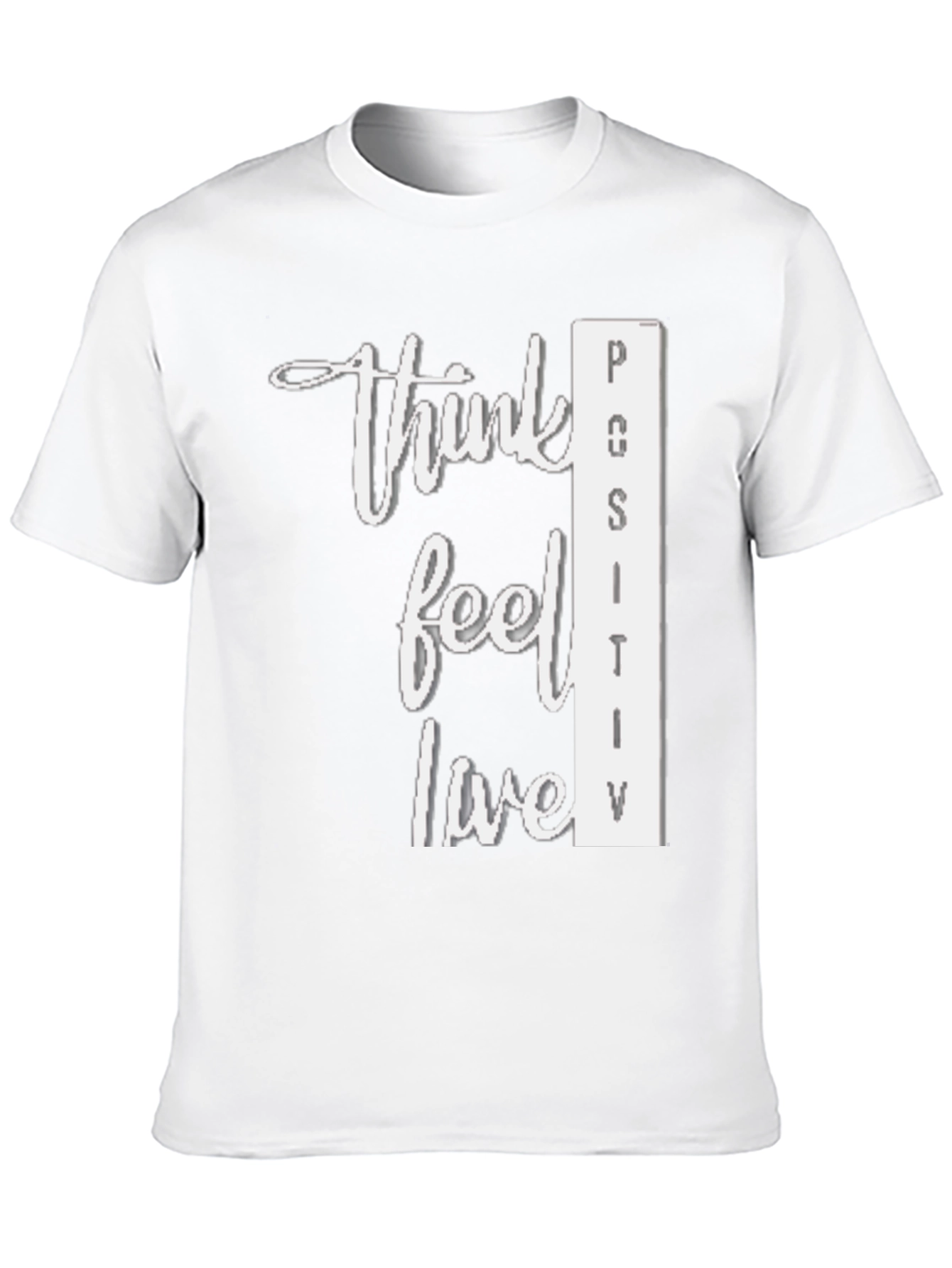 Positive Vibes Graphic Tee - Think Feel Live