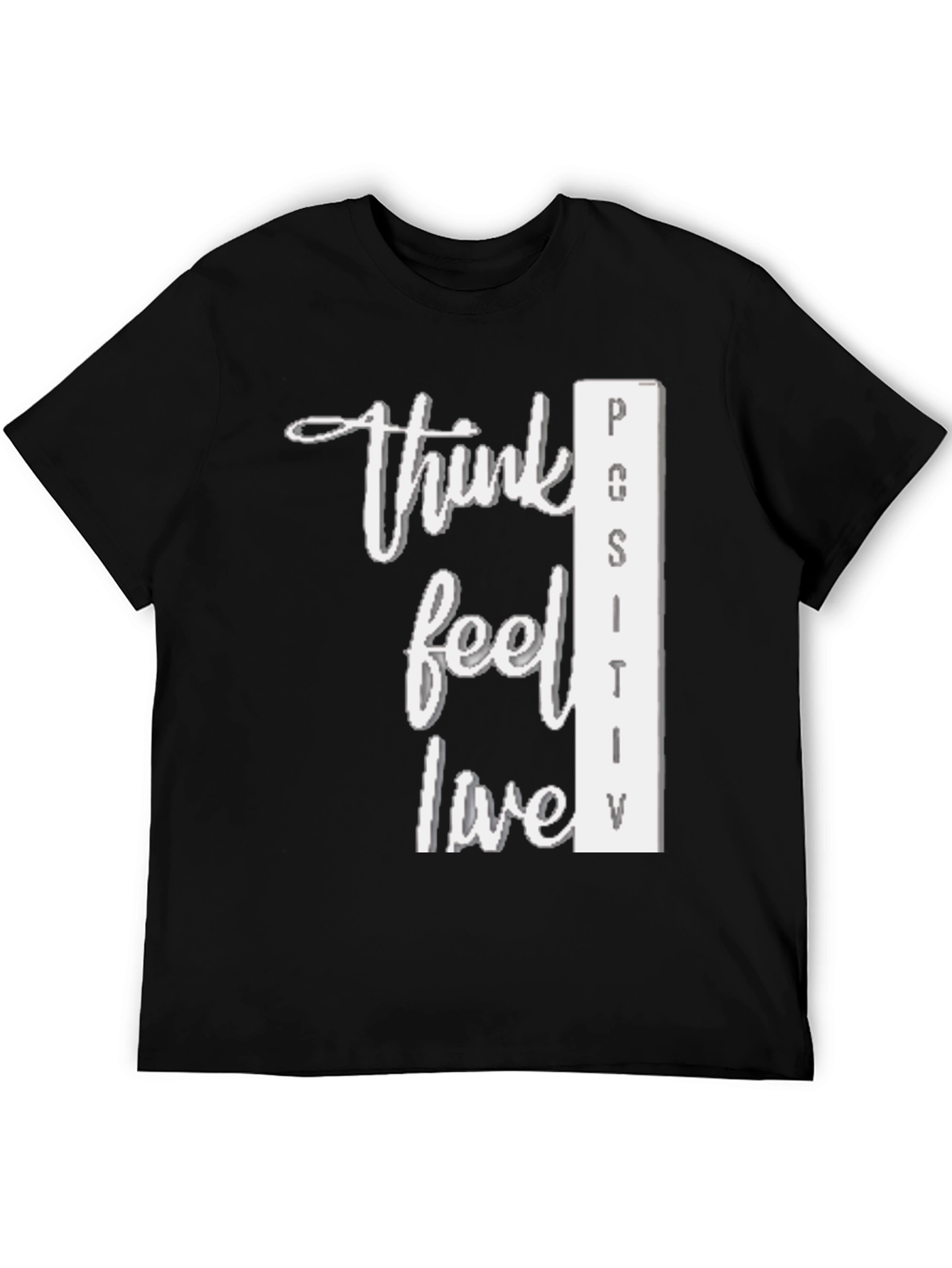 Positive Vibes Graphic Tee - Think Feel Live