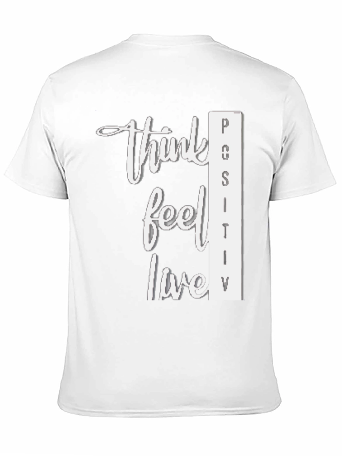 Positive Vibes Graphic Tee - Think Feel Live