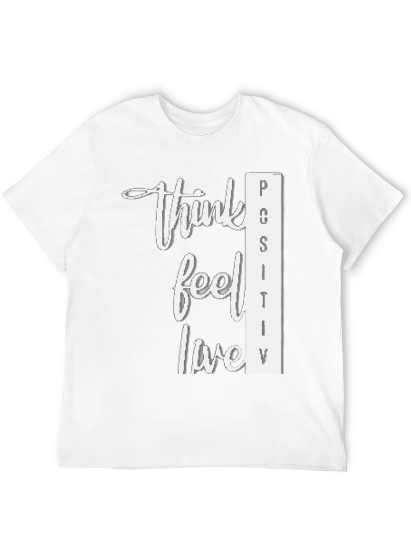 Positive Vibes Graphic Tee - Think Feel Live