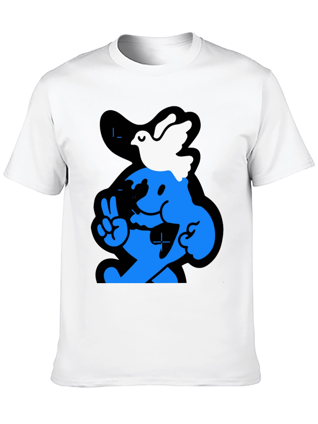 Peace Dove Graphic Tee - Black