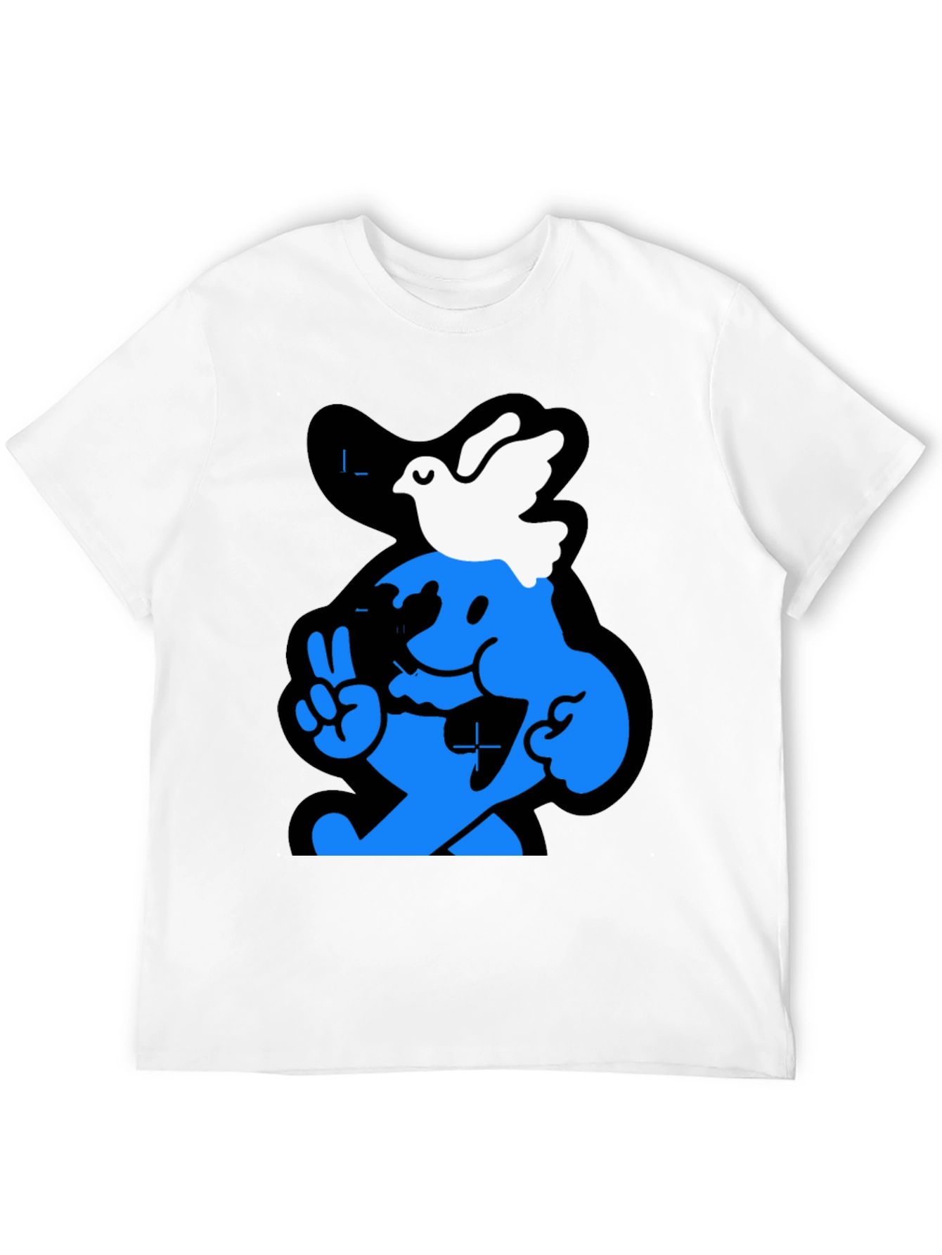 Peace Dove Graphic Tee - Black