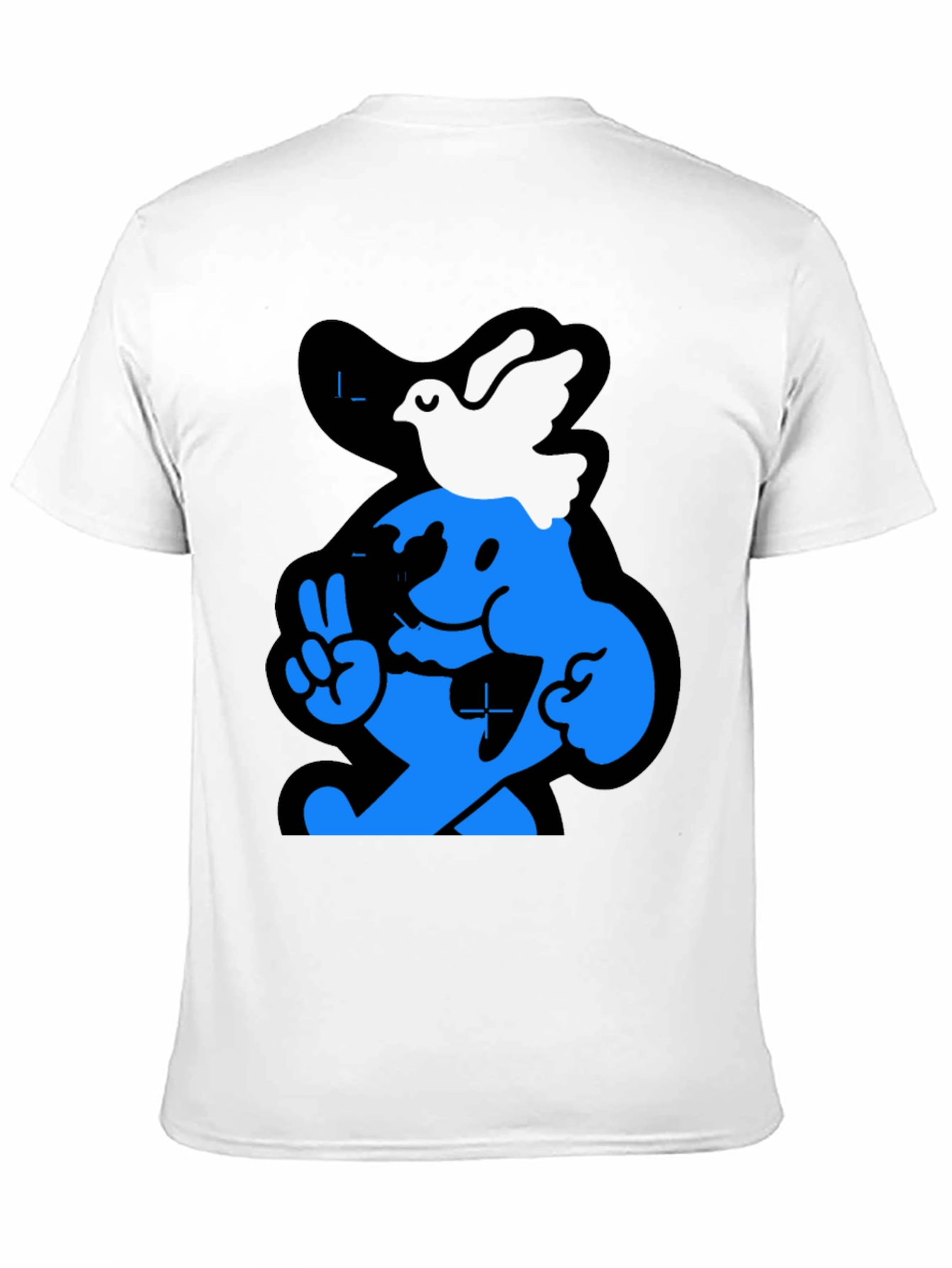 Peace Dove Graphic Tee - Black