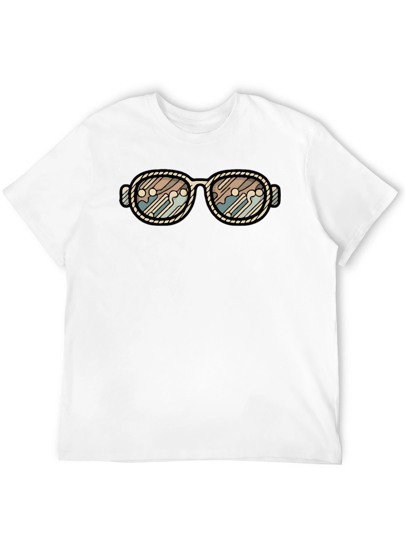 Retro Sunglasses Graphic T-Shirt - Cool Stylish Tee
