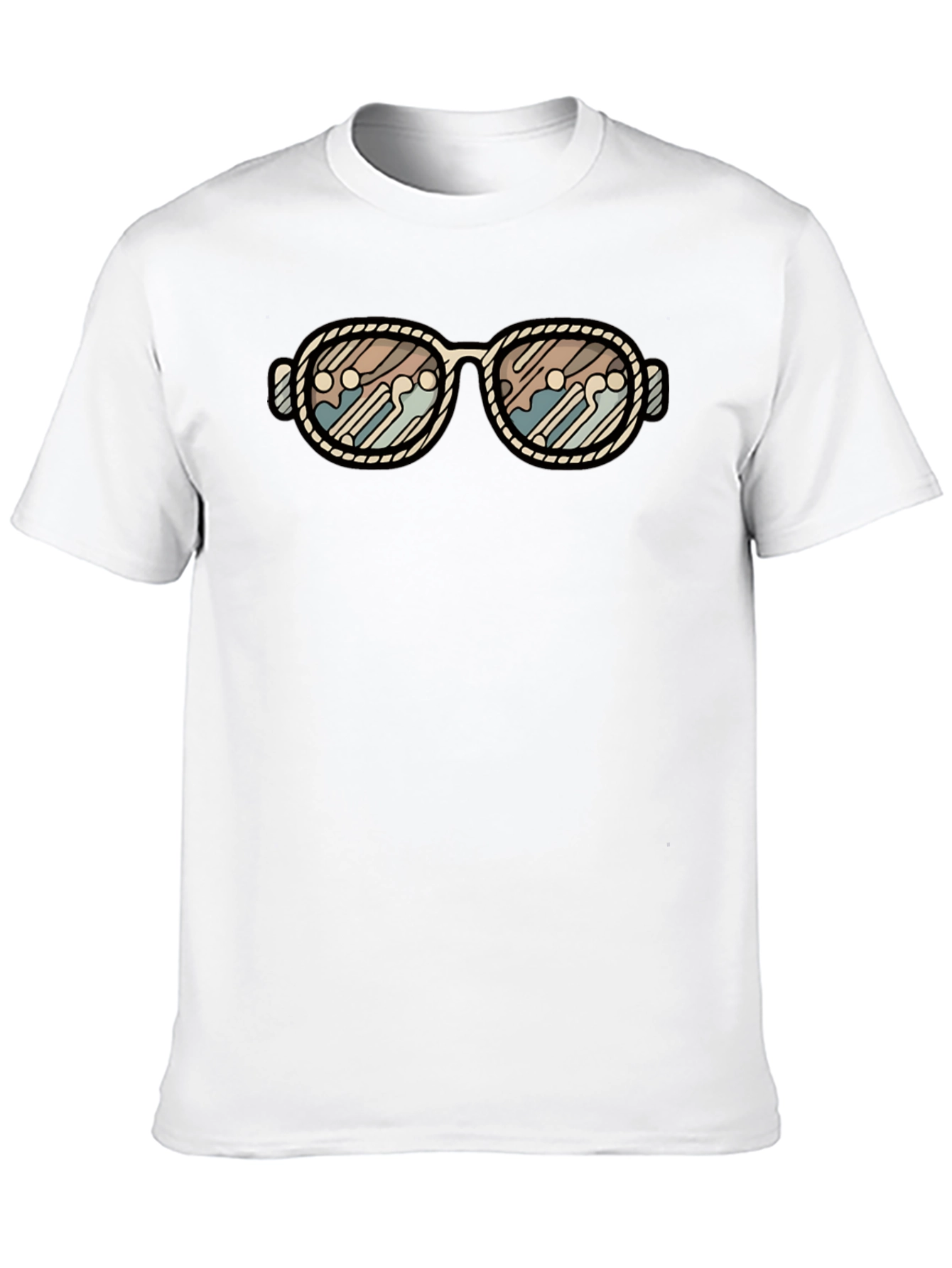 Retro Sunglasses Graphic T-Shirt - Cool Stylish Tee