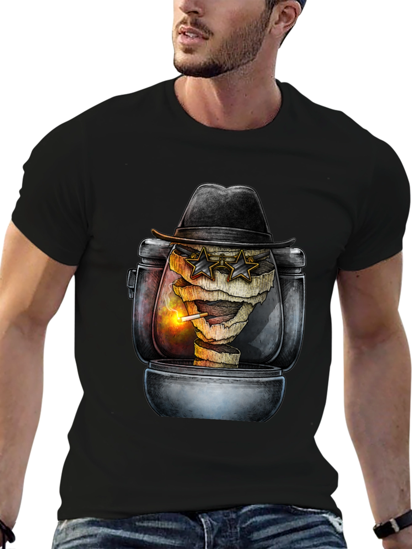 Mummy Grill Master T-Shirt - BBQ Humor Tee