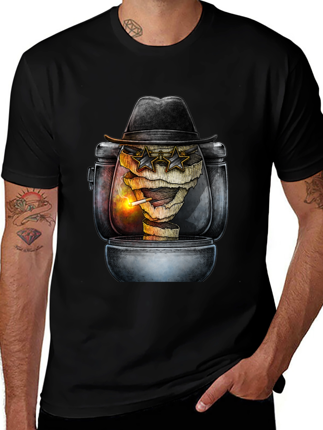 Mummy Grill Master T-Shirt - BBQ Humor Tee
