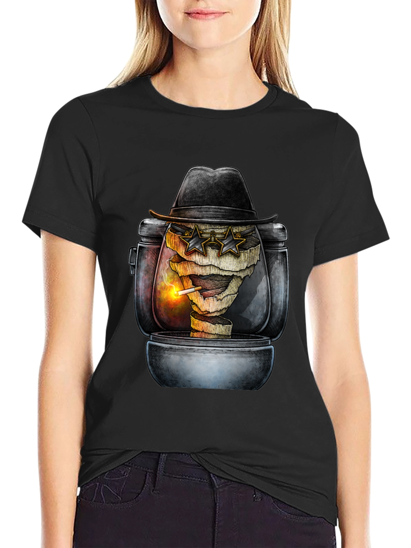 Mummy Grill Master T-Shirt - BBQ Humor Tee