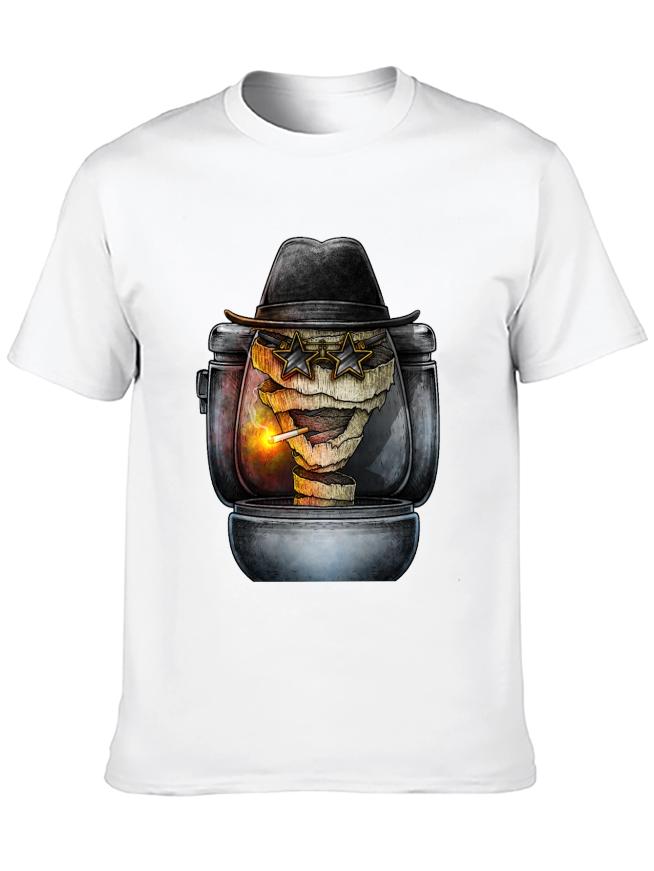 Mummy Grill Master T-Shirt - BBQ Humor Tee
