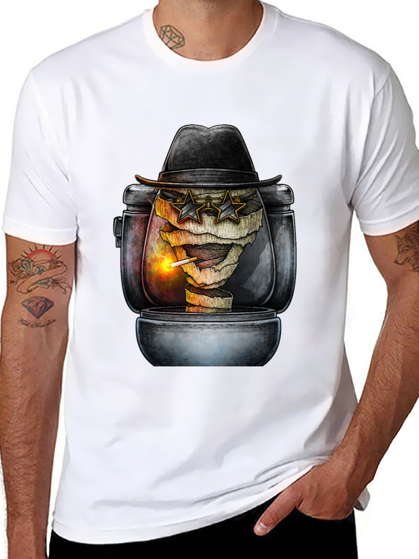 Mummy Grill Master T-Shirt - BBQ Humor Tee