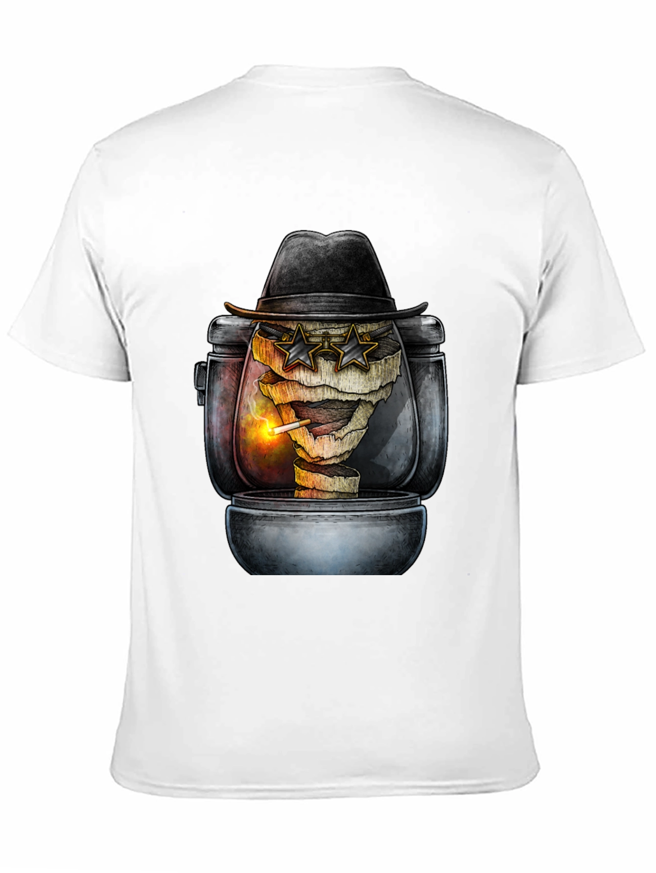 Mummy Grill Master T-Shirt - BBQ Humor Tee