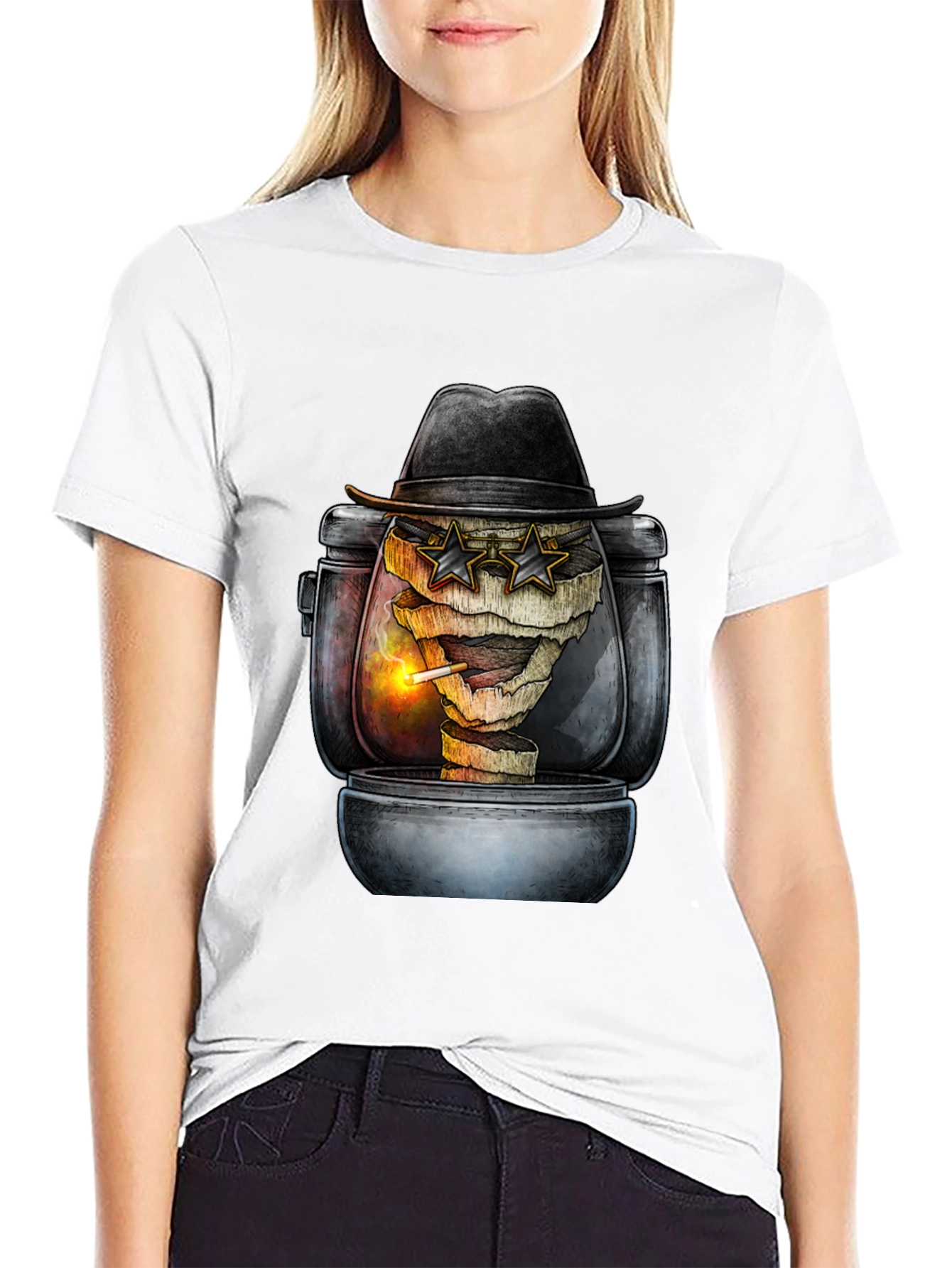 Mummy Grill Master T-Shirt - BBQ Humor Tee